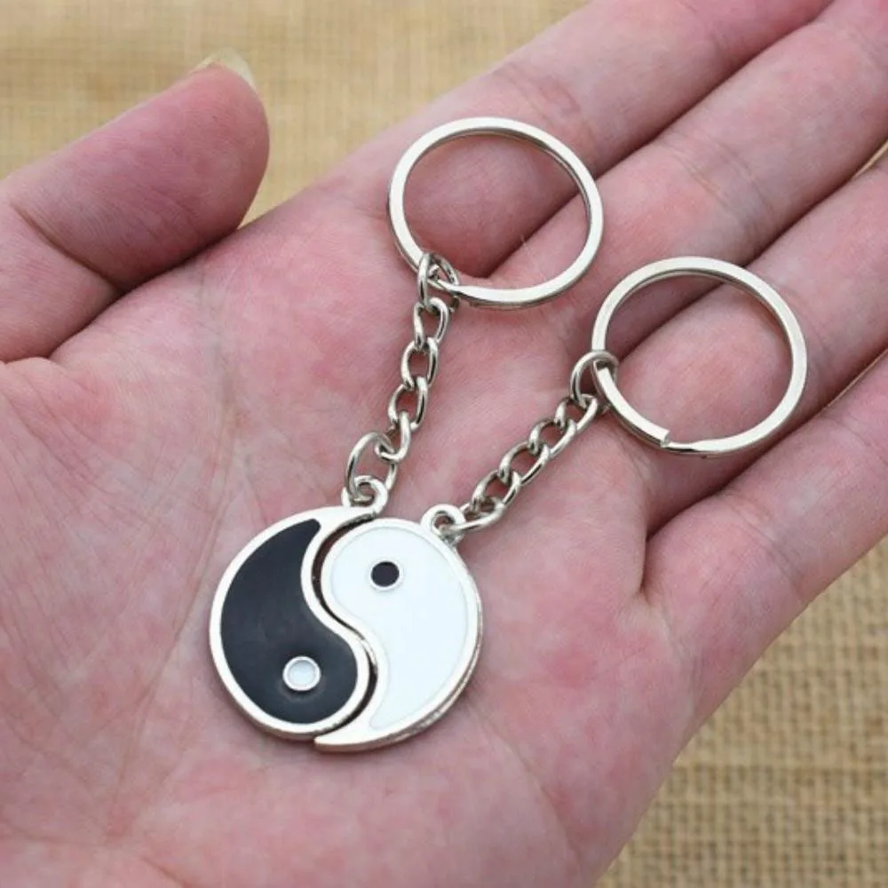 Брелок для ключей Yin Yang 1 пара|Кольца ключей| |