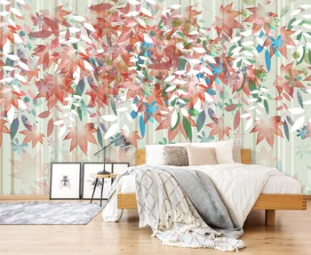 

[Self-Adhesive] 3D Leaves 716134 Wall Paper mural Wall Print Decal Wall Murals