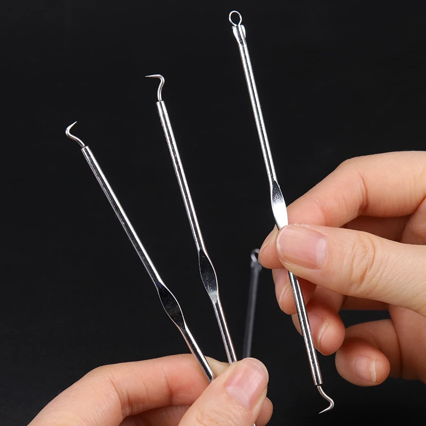 1PC Stainless Steel Blackhead Remover Needles Acne Pimple Blemish Treatments Face Skin Care Beauty Tools