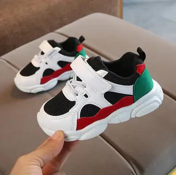 

Children Sports Shoes Boys Girls Spring Autumn Casual Shoes Toddler Slip Patchwork Breathable Sneakers kids shoe Size 21-30