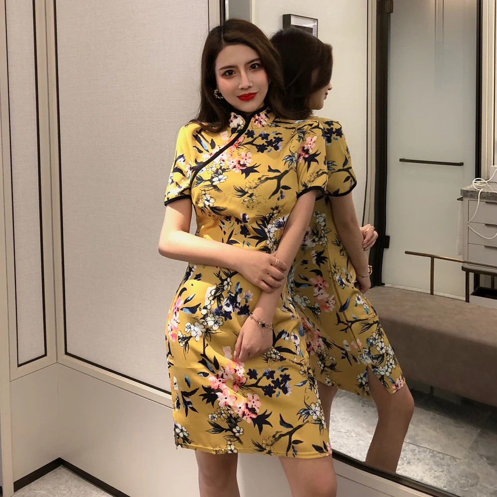 Сделать qipao с молодыми восстановленными древними способами улучшенная версия Китая теперь молодой сексуальное платье для девушек
