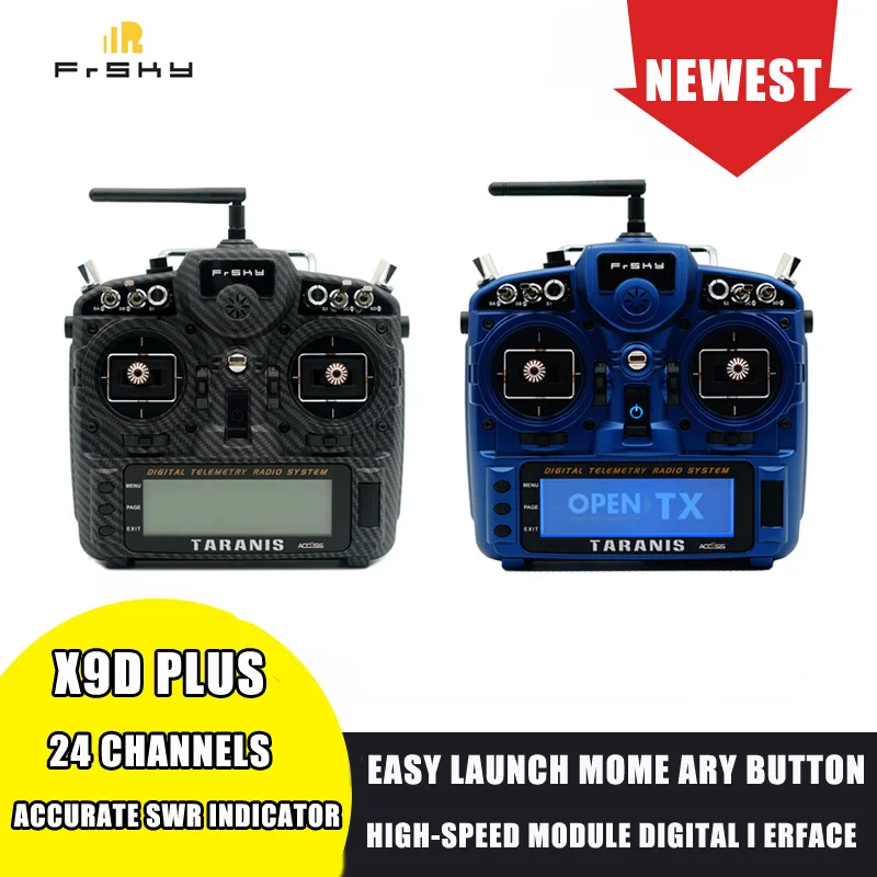 FrSky Taranis X9D Plus 2019 24CH доступ ACCST D16 Mode2 передатчик M9 Датчик Холла карданный
