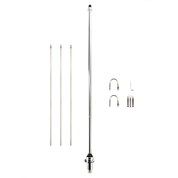 RETEVIS MA01 Стекло Сталь всенаправленная базовая станция антенна SL16 разъем UHF 390-470 МГц для RT97 ретранслятор/автомобильное мобильное радио