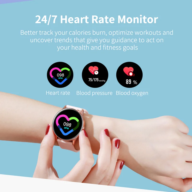 2019 Smartwatch IP68 Waterproof Wearable Device Intelligent Fitness Tracker Sports Smart Watch Men Women Kids For Android IOS