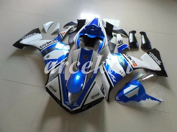

New ABS Injection Motorcycle Full Fairing kit fit for YAMAHA YZF R1 2013 2014 13 14 Body set blue white
