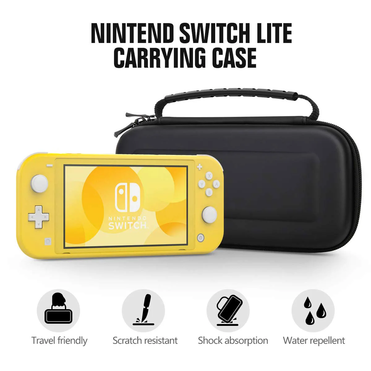 Carrying Case for Nintendo Switch Lite Portable Hard Shell Upgraded EVA Tough Storage Travel Bag Holder with Grid Pocket | Электроника
