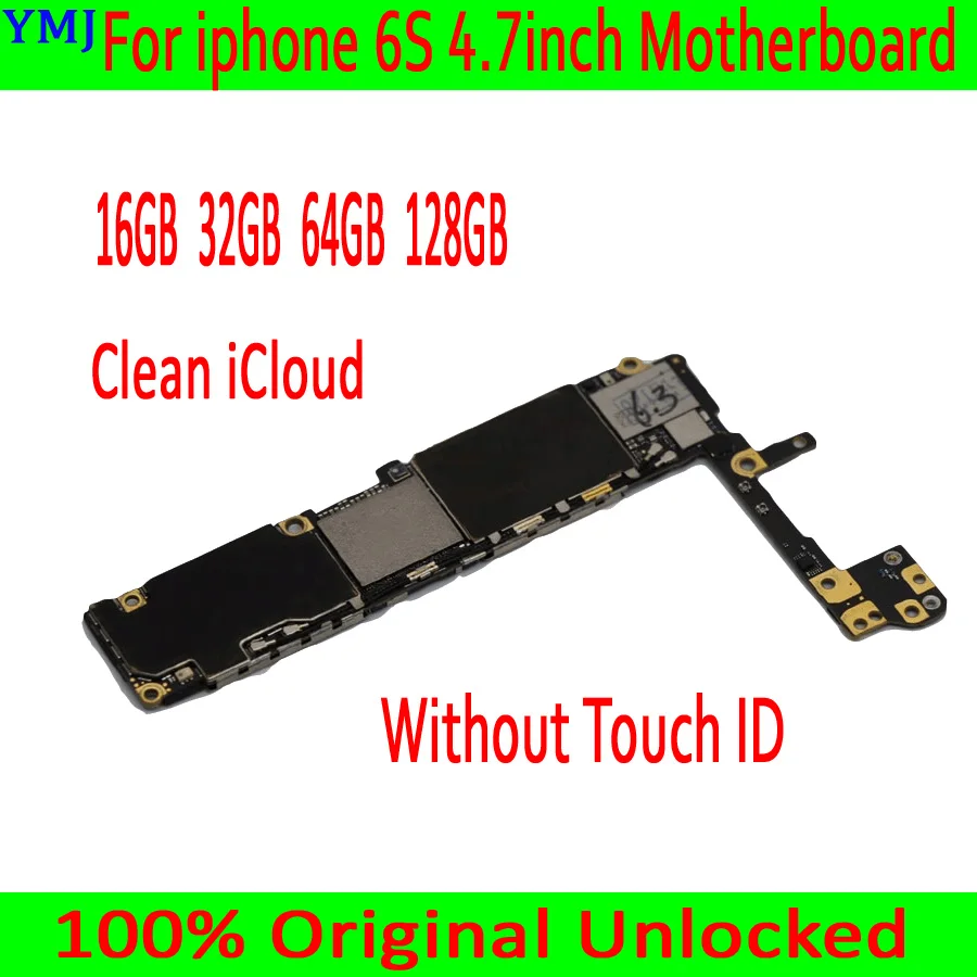 Для iphone 6S материнская плата с/без Touch ID оригинальная разблокированная для