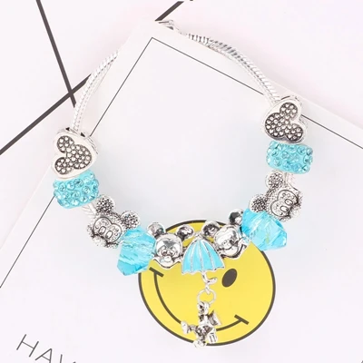 25 Dodocharms, высокое качество, цветная змеиная цепь, прекрасный браслет, Подходит для европейских браслетов-шармов для женщин, сделай сам, изготовление ювелирных изделий - Окраска металла: 25