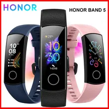HONOR Band 5 наручный браслет NFC умный кислород крови несколько циферблатов активности пульса Фитнес Сна отслеживатель шагомер глобальная версия
