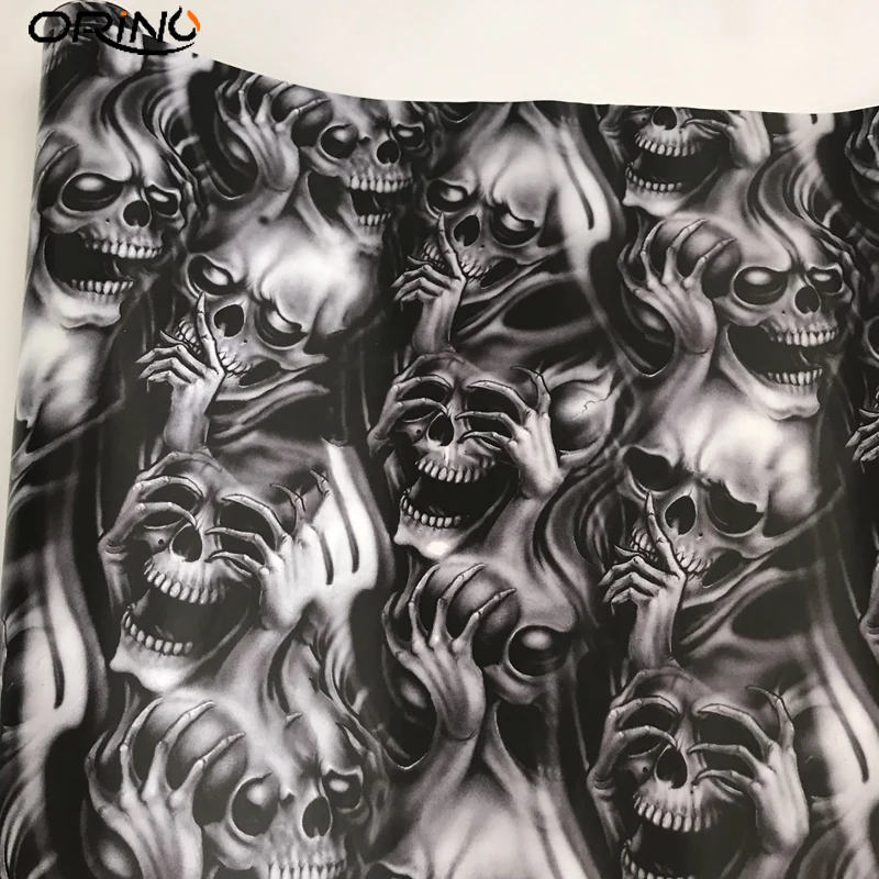 Skull Sticker Bomb Wrap Sticker Vinyl-3