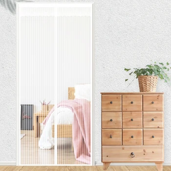 

Summer Magnetic Mosquito Magic Net Mesh Anti Insect Fly Bug Curtain Automatic Closing Hands-free Door Screen Household Curtain