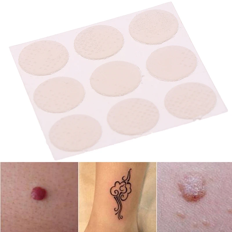 Reusable 9Patches/sheet Silicone Gel Scar Sheet Removal Patch Dilute Acne Marks Acne Gel Scar Therapy Sheet Skin Repair Effect