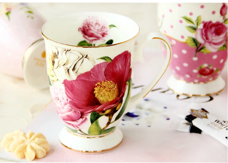 300 мл кофейная чашка из костяного фарфора фарфоровая керамическая taza элегантная