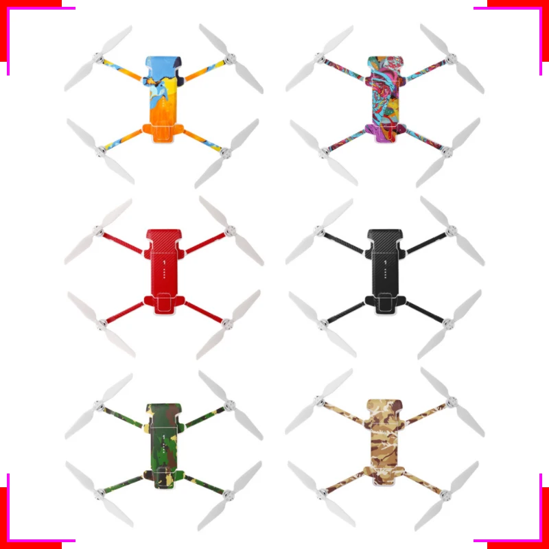 Waterproof PVC Stickers for FIMI X8 SE 2020 Camera Drone Decals Removable Skin Cover PVC Stickers