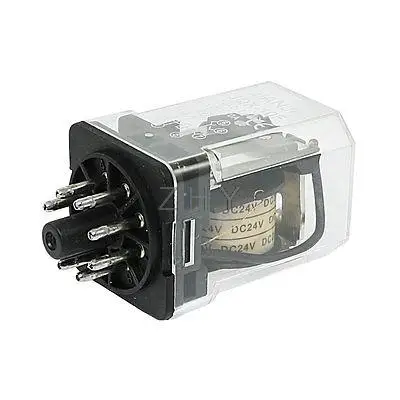 

JQX-10F-2Z Coil DC 24V 8 Pin DPDT 2NO 2NC Electronmagnetic Relay