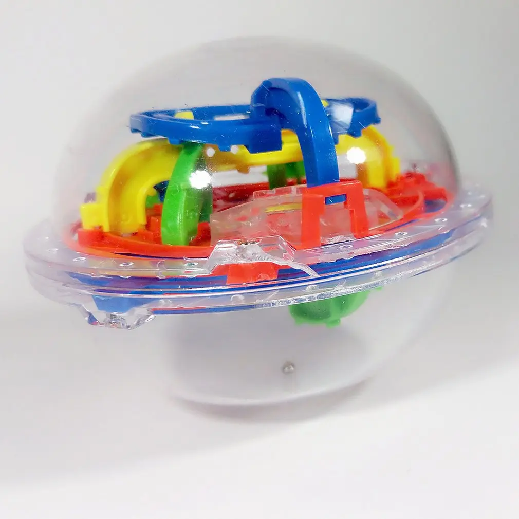 Children'S Intelligence Training Challenge 3D Fun Maze Ball Ufo Magic Smash Maze Game Ball Magic Maze Ball