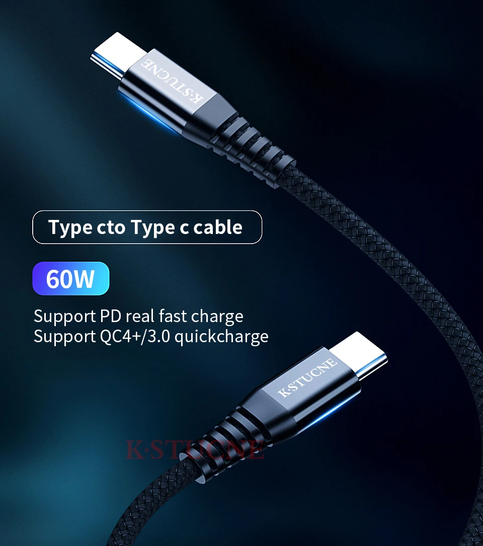 Кабель USB C к usb type-C для Xiaomi Redmi K20 Note 8 7 Pro Quick Charge 3,0 кабель type-C для samsung S9 Plus USB-C
