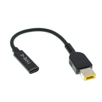 

16cm PD Type-C Female to Slim Power Conversion Cable For ThinkPad Lenovo Charger Adapter Converter Cord