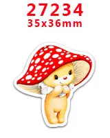 27234 30 шт. плоское украшение из смолы мультфильм смолы pr27274 - Цвет: 27234