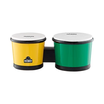 

Nino19g/y Bongo 6,5 "x 7,5", ABS plastic, green/yellow, Nino percussion
