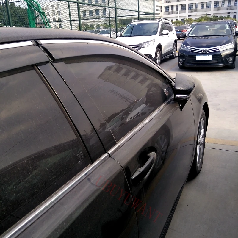 Для Lexus ES200 250 300 Пластик оконный козырек Vent Оттенки Защита от солнца Дождь Отражатель гвардии для CT200H авто аксессуары 4 шт./компл