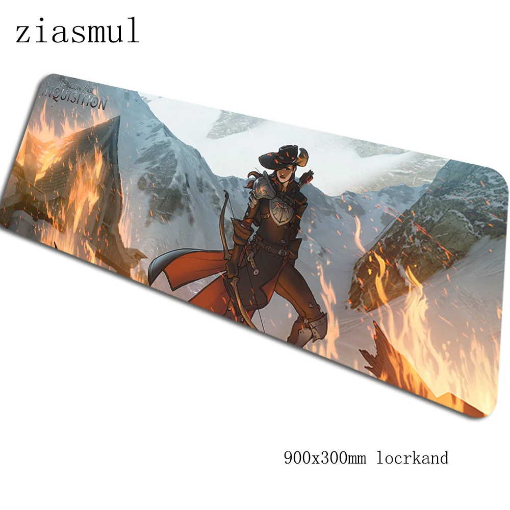 Коврик для мыши dragon age gamer 3d 90x30 см Коврик для мыши notbook игровой коврик для мыши большой коврик для мыши стол для компьютера коврик для мыши - Цвет: Size 900x300x2mm