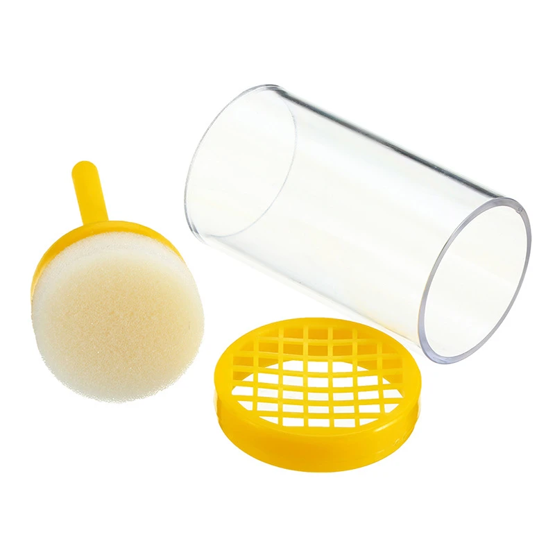 Bee Queen Bottle Marker Marking Cage With Plunger Plastic Beekeeping Equipment