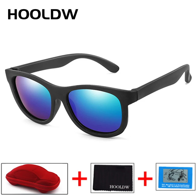 

HOOLDW новые детские солнцезащитные очки TR90 для мальчиков и девочек, детские поляризационные солнцезащитные очки, гибкие, безопасные, UV400, детские солнцезащитные очки Oculos de sol