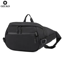 OZUKO, Новое поступление, модная поясная сумка, многофункциональная, водонепроницаемая, сумка через плечо, большая емкость, сумка на плечо для путешествий