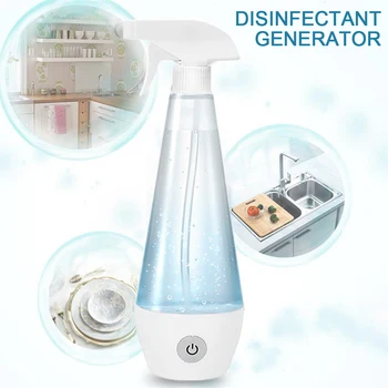 

Disinfection Water Maker USB Electrolytic Generator Sodium Hypochlorite Disinfectant Liquid Making Machine Clean Air Sprayer