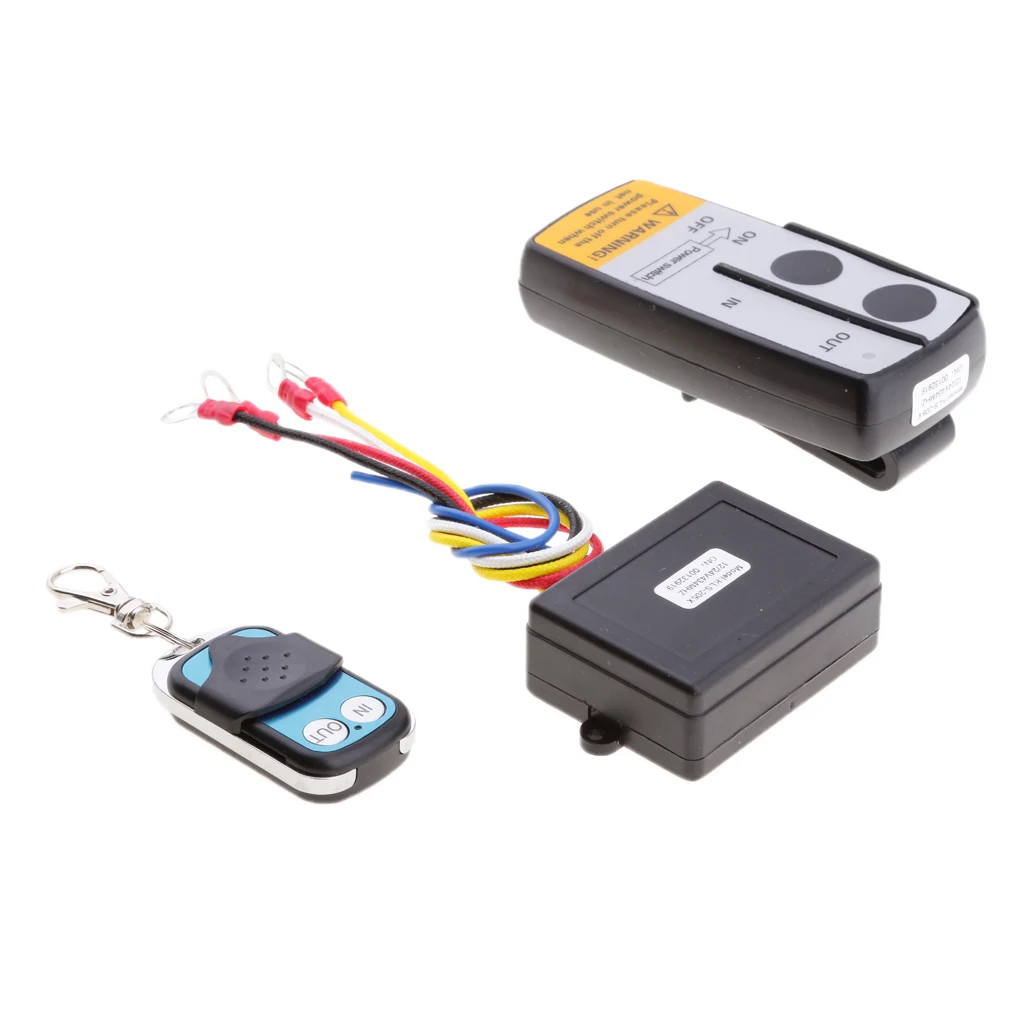 50ft 12V Car ATV SUV Wireless Winch Remote Control Kit Switch KLS-205/2