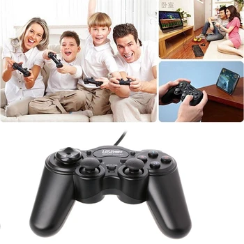 

USB 2.0 Gamepad Gaming Joystick Wired Game Controller For PC Computer Laptop H55F