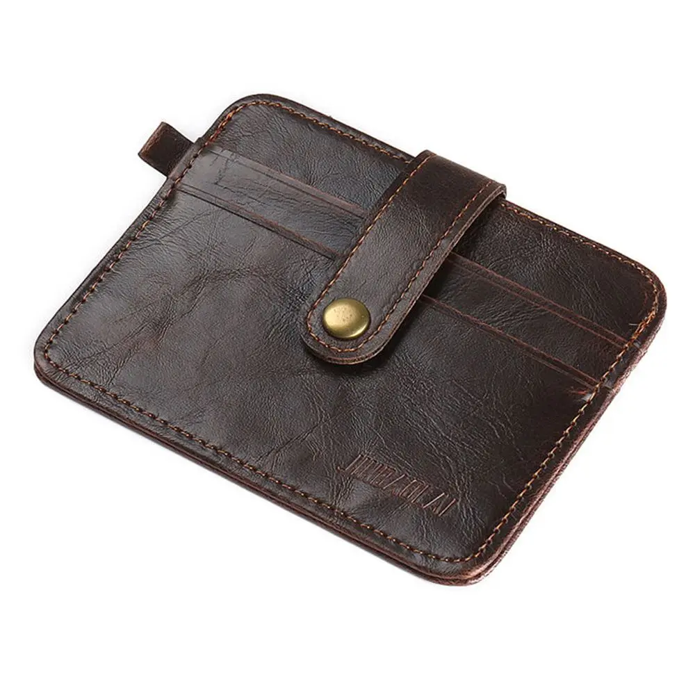 Slim RFID Blocking Leather Wallet Credit ID Card Holder Purse Money Case for Men Women 2019 Fashion Bag