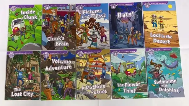 20 Pcs Set Oxford Read And Discover Imagine Level 4 English