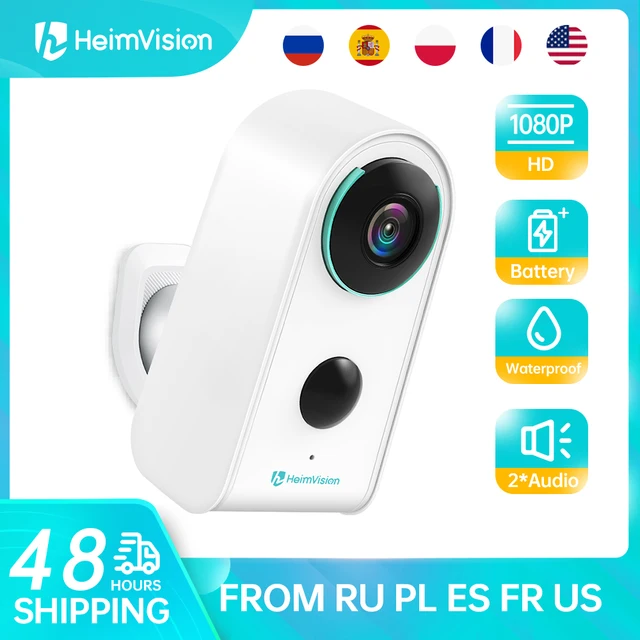 $- HeimVision HMD3 IP Camera WiFi 1080P Wireless Security Outdoor Battery Camera Rechargeable Surveillance Camera 2-Way Audio Home