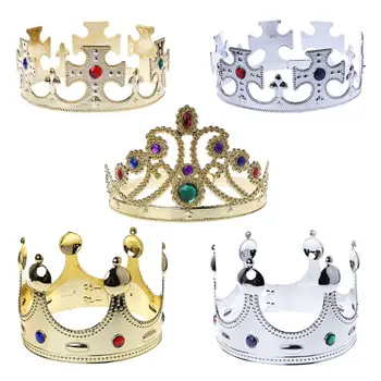 

Toy Crown of the King Prince Epiphany Three Kings Day Happy Birthday Party Decoration