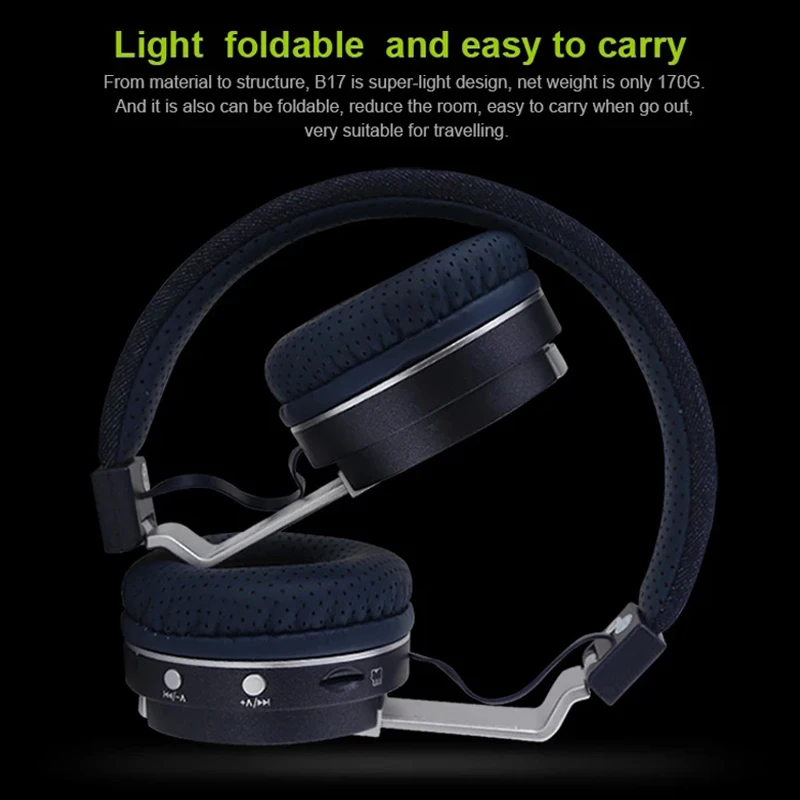 ZEALOT B17 HIFI Stereo Earphones Bluetooth Headphone Music Headsetand FM Radio with Mic for Mobile Xiaomi Iphone Sumsamg Tablet