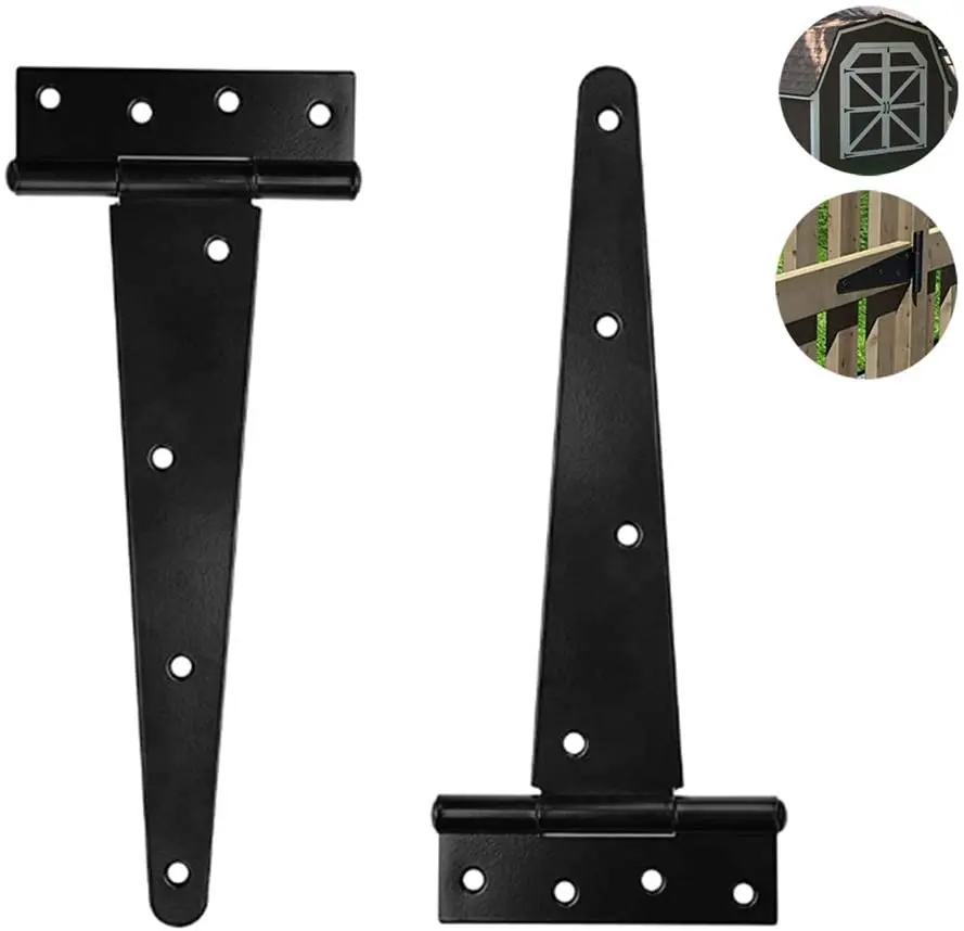 10pcs Building Garage Decorative Heavy Duty Shed Door Style T Triangle