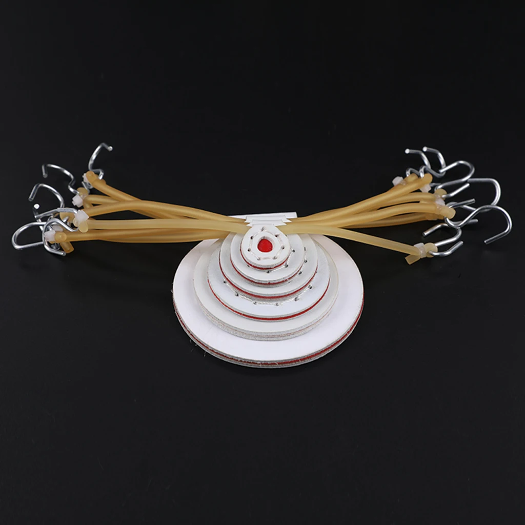 6x Slingshot Target Spinner Aim Shoot Hunting Aids Markers Equip Accessories