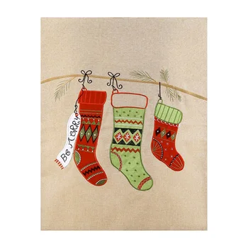

Festival Restaurant Christmas Chair Cover Non Woven Fabrics Multifunction Holiday Dining Room Dustproof Printed Banquet Soft