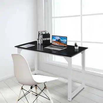 

Large Size Regular Wood Computer Desks for Home Office Computer Desktop Desk Student Kids Learn Bedroom Dormitory Table Desks