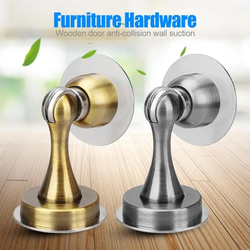 

Non Punching Sticker Door Corrosion Resistance No Lead Oil-Free Easy to Clean Holder Catch Damper Buffer Magnetic Door Stopper