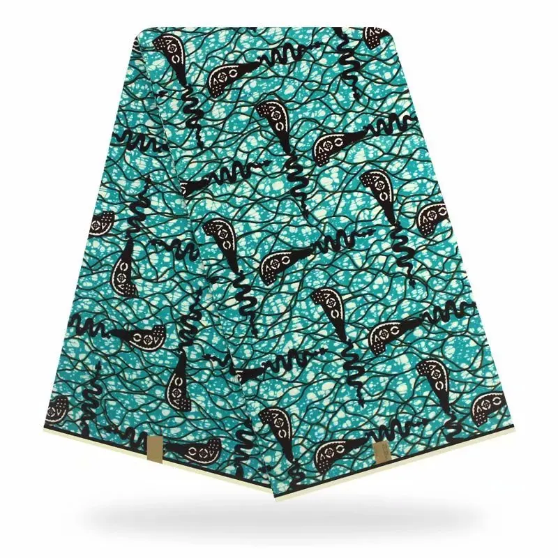 Анкара Африканский воск печати настоящий воск с фабрики хлопок 6 ярдов для платья вечерние Diy Швейные материалы 092320