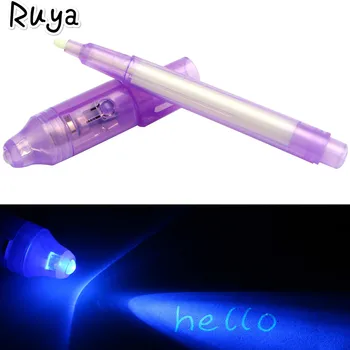

Magic UV Graffiti Black Light Stationery Invisible Ink Pen Marker Pen Highlighter Office stabilo mildliner marcadores markers