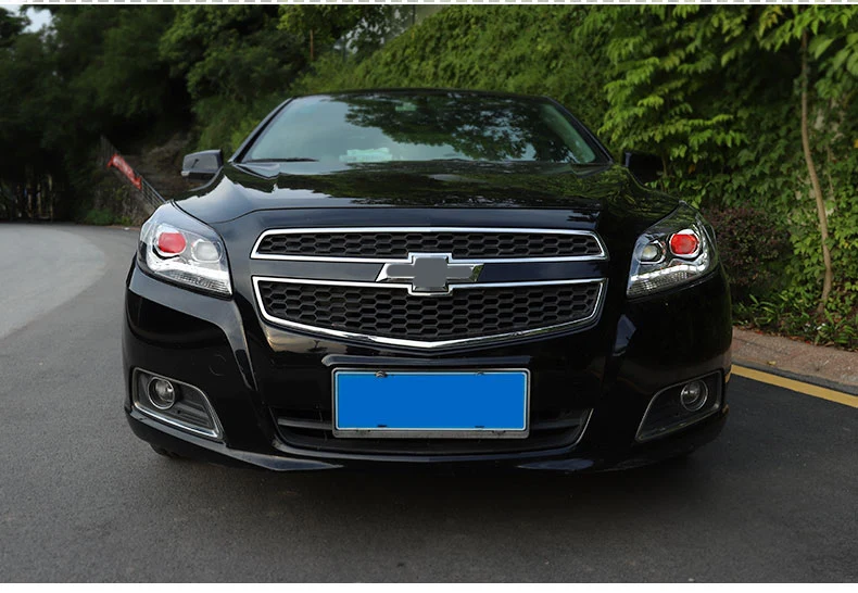 Автомобильный Стайлинг корпус передней фары для Chevrolet Malibu фары Malibu светодиодный фары DRL Объектив Двойной Луч Биксенон HID