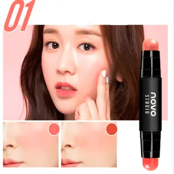 

NOVO5194 double-head silky repair capacity rod blush stick high light stick