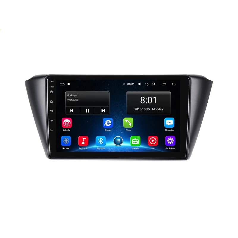 9 "2 + 32 г 2.5D ips Android 8,1 автомобильный DVD мультимедийный плеер gps для Skoda Fabia 2015 2016 2017 аудио автомобиля Радио стерео навигации
