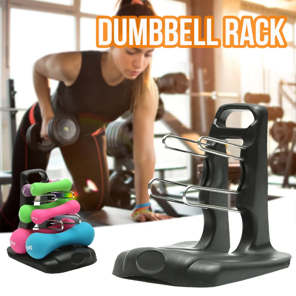 2020 New Weight Lifting Rack Stands Dumbbell Weightlifting Holder Floor Bracket Home Exercise Accessories#J30 | Спорт и развлечения