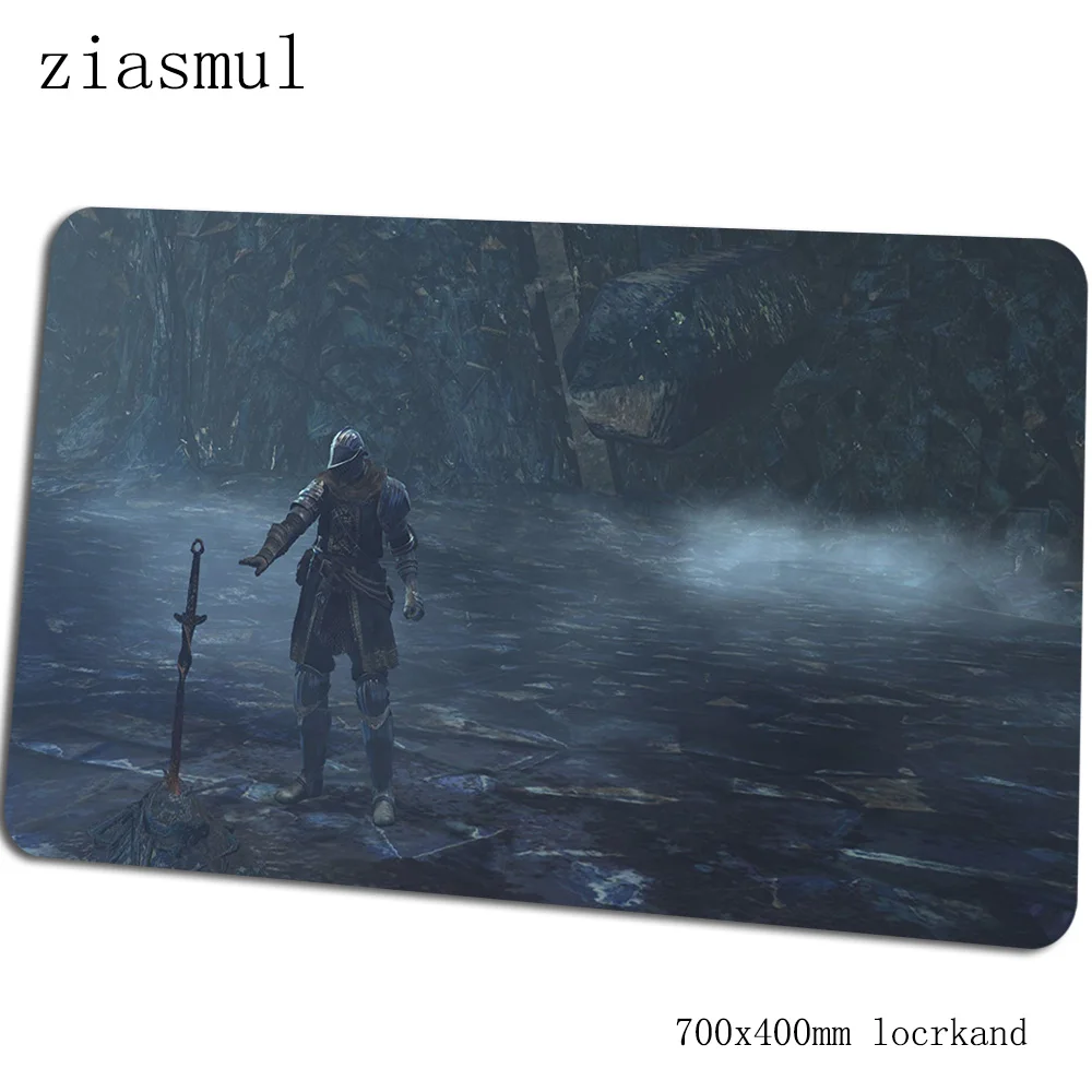Dark souls 3 коврик для мыши 700x400x3 мм игровой коврик для мыши большой коврик для геймера Милая игровая компьютерная настольная клавиатура со встроенной мышью подставка для запястья игровые коврики - Цвет: Size 700x400x3mm