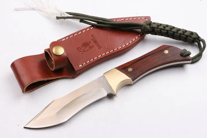 Дикий кабан D2 Cocobolo деревянный прямой нож с фиксированным лезвием тактический нож для самообороны Открытый edc мульти инструменты кемпинг охотничий нож a1053